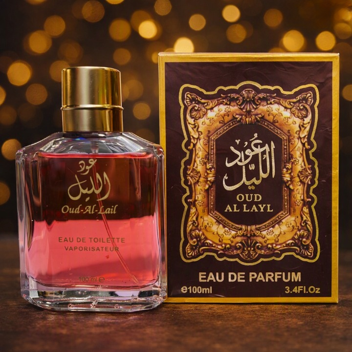 Oud Al Layl 100ml perfume bottle and box